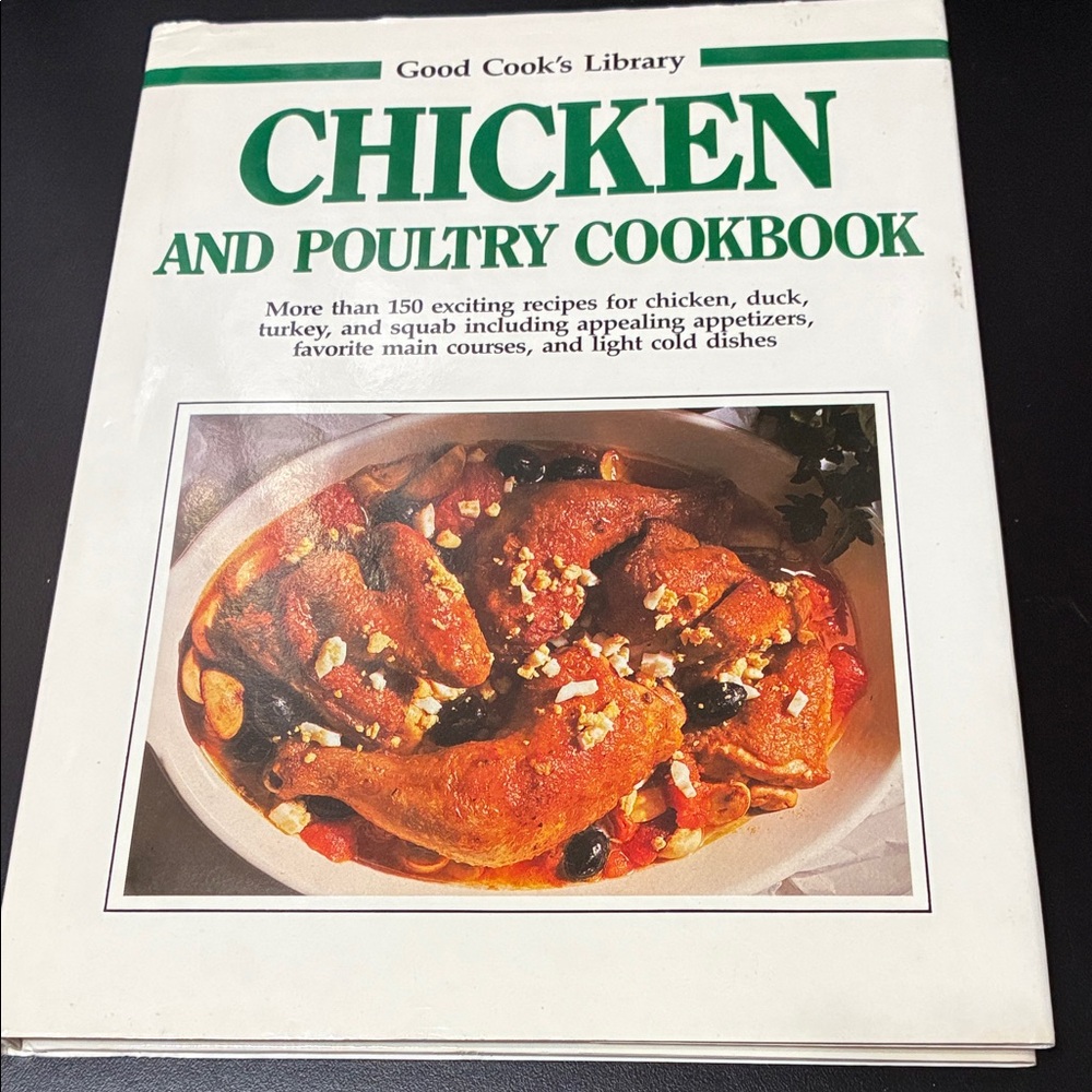 Vintage Chicken and Poultry Cookbook - Good Cook's Library (White/Green)